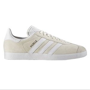 Adidas Gazelle White gold sneakers mens size 7